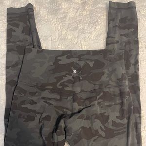 Lululemon Green Camo Leggings